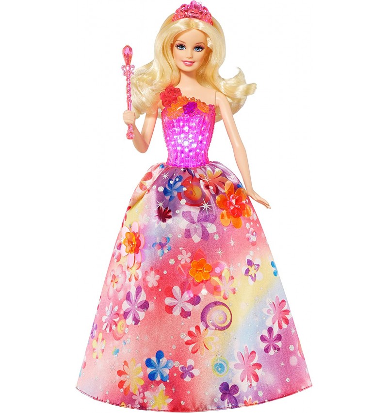 Muñeca Barbie y puerta secreta el vestido se ilumina Princesa Alexa (Mattel BLP23) radarshop.es